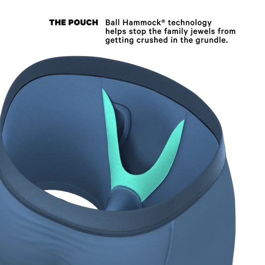 The Cool Cobalt | Slate Blue Ball Hammock® Pouch Underwear With Fly - Shinesty - Flyclothing LLC