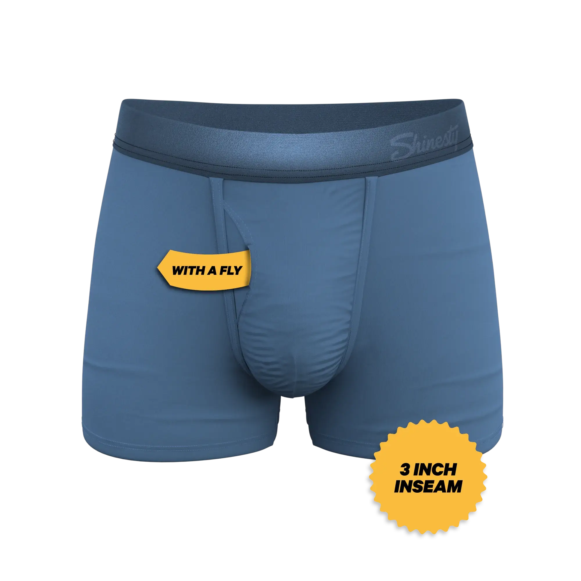 The Cool Cobalt | Slate Blue Ball Hammock® Pouch Trunks Underwear - Shinesty - Flyclothing LLC