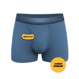 The Cool Cobalt | Slate Blue Ball Hammock® Pouch Trunks Underwear - Shinesty - Flyclothing LLC