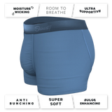 The Cool Cobalt | Slate Blue Ball Hammock® Pouch Trunks Underwear - Shinesty - Flyclothing LLC