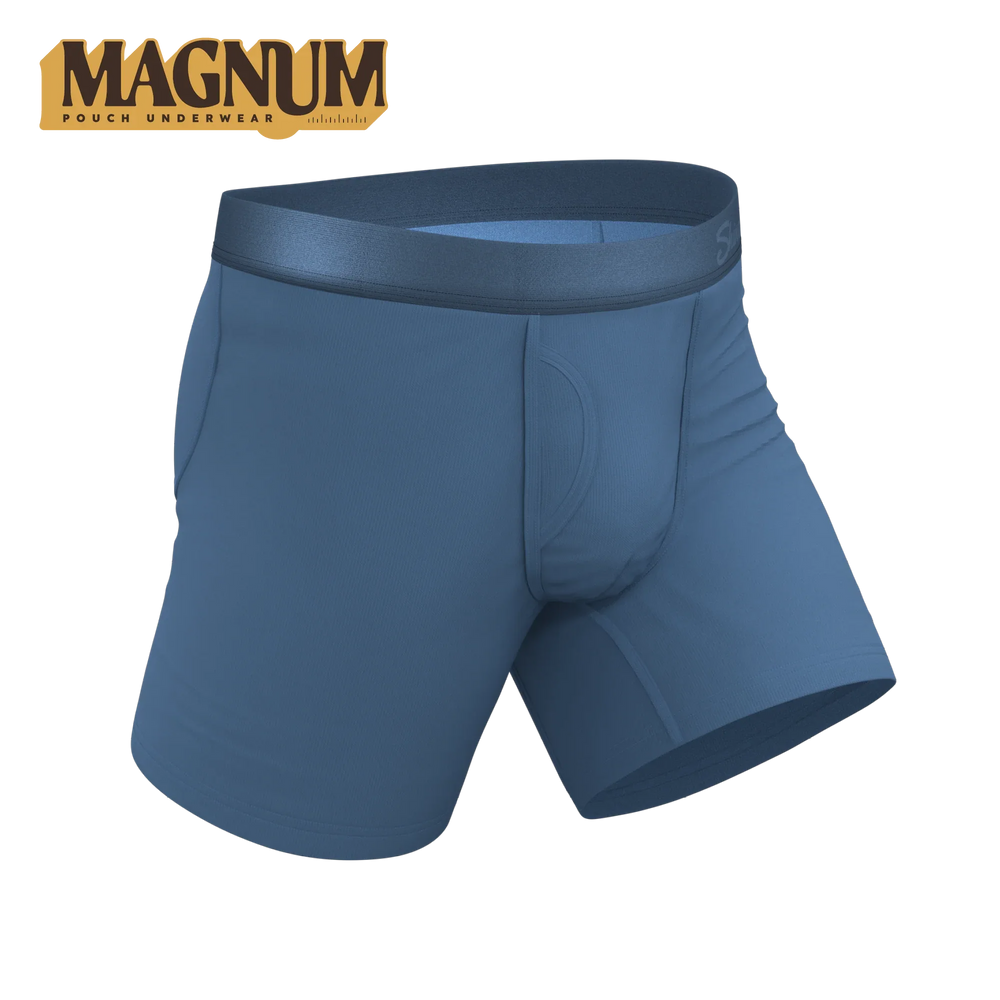 The Cool Cobalt | Slate Blue Ball Hammock® Magnum Big Pouch Underwear - Shinesty - Flyclothing LLC