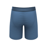 The Cool Cobalt | Slate Blue Long Leg Ball Hammock® Pouch Underwear With Fly - Shinesty - Flyclothing LLC
