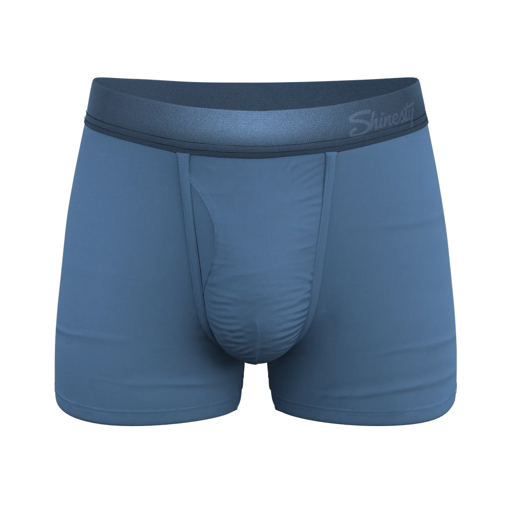 The Cool Cobalt | Slate Blue Ball Hammock® Pouch Trunks Underwear - Shinesty - Flyclothing LLC