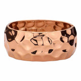 Hammered Metal Hinged Bracelet - Madeline Love - Flyclothing LLC