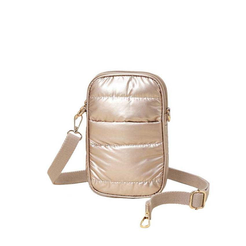 Puffer Rectangle Crossbody Bag - Madeline Love - Flyclothing LLC