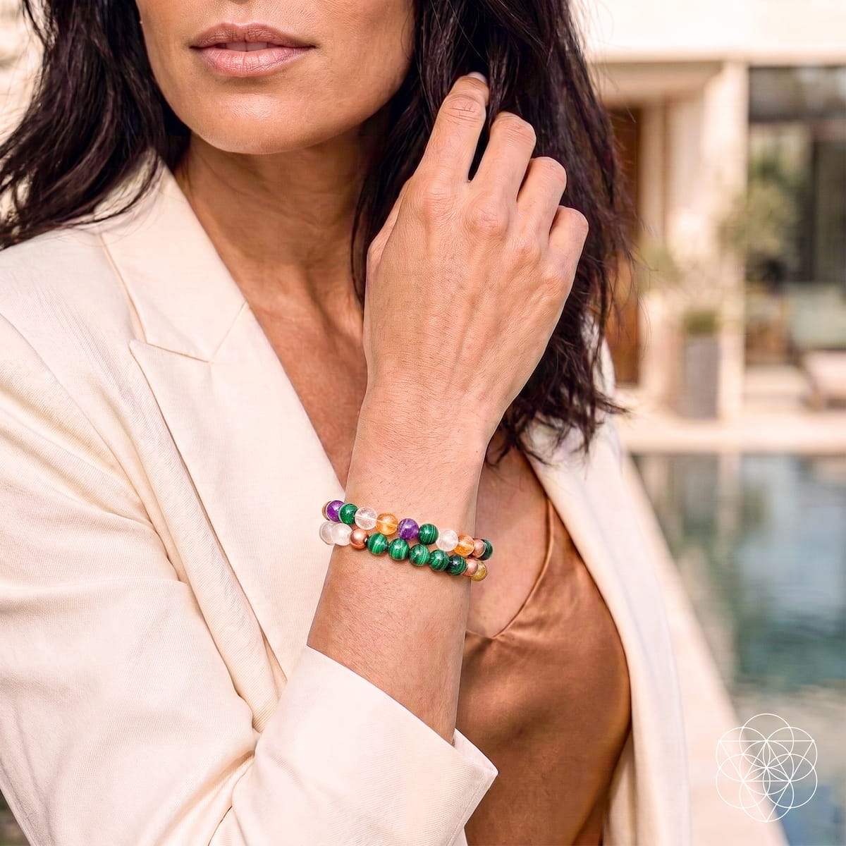 Powerhouse of Wealth Manifestation - Crystal Quartet Bracelet Set - Conscious Items - Flyclothing LLC