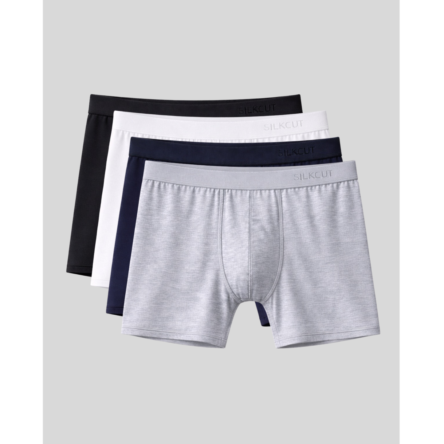 SilkCut Men’s Micro Modal Air Boxer Briefs – 4 Pack
