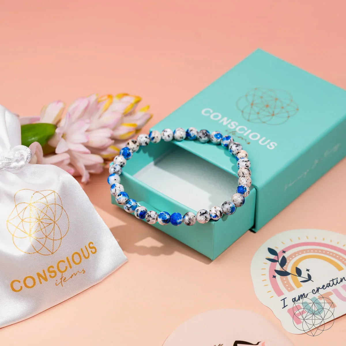 Rare K2 Stone Bracelet of Spiritual Adventure | 6mm - Conscious Items - Flyclothing LLC