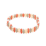 Metal Ball Faceted Beaded Stretch Bracelet - Madeline Love - Flyclothing LLC