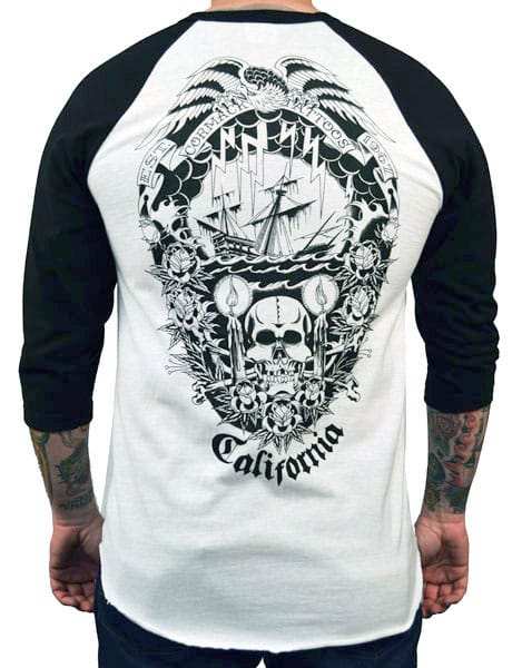 Black Market Art Company Cormack Men's Baseball Shirt - Black Market Art Company - Flyclothing LLC