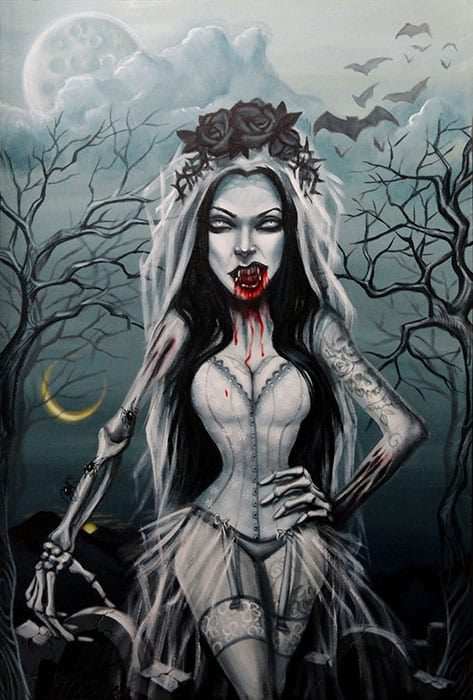 Black Market Art Company Corpse Bride Print - Black Market Art Company - Flyclothing LLC