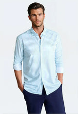 Corsica Stripe Long Sleeve Tech Shirt - Buki - Flyclothing LLC