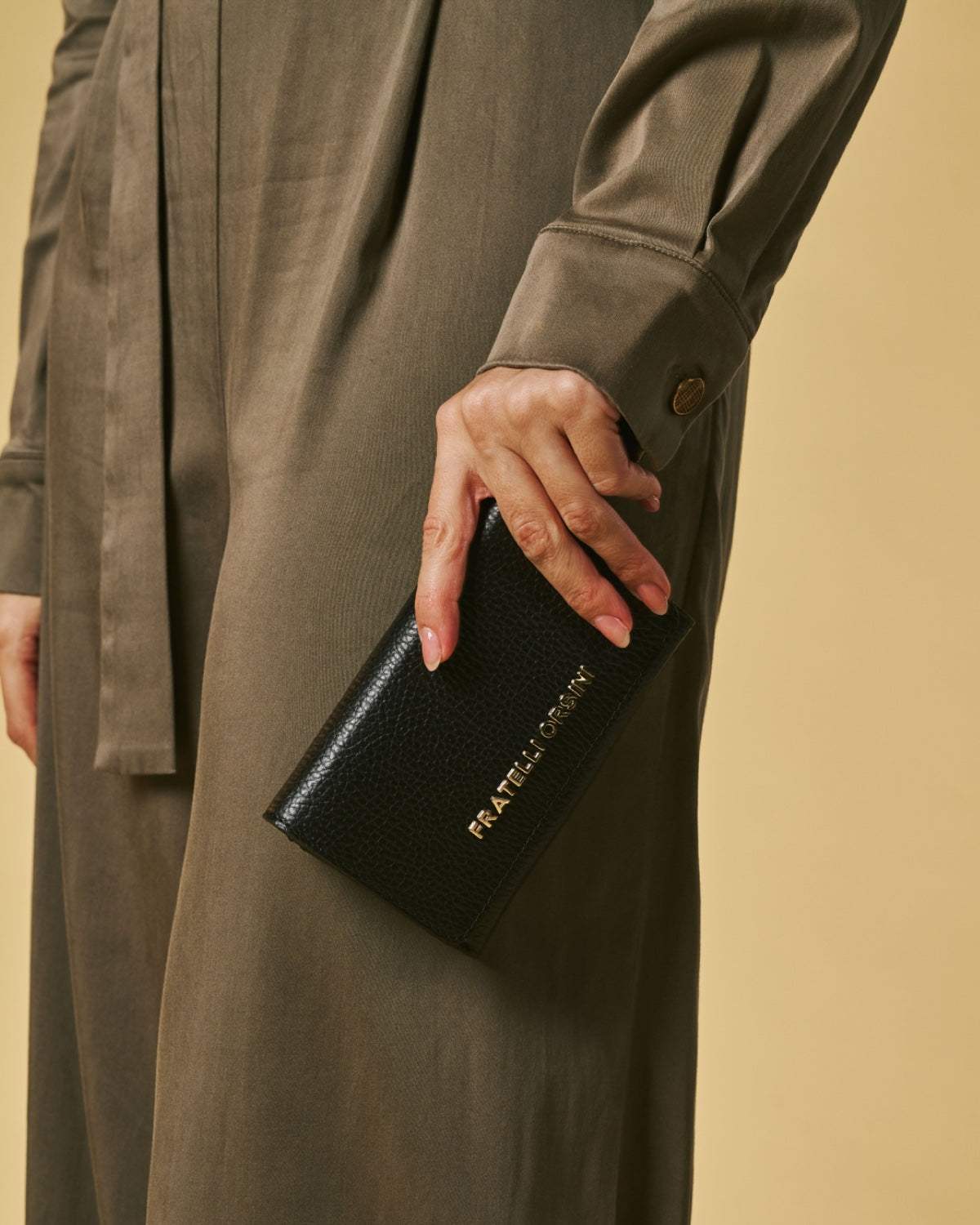 Costanza (black) - Italian calf leather women’s wallet - Leather Gloves Online - Flyclothing LLC