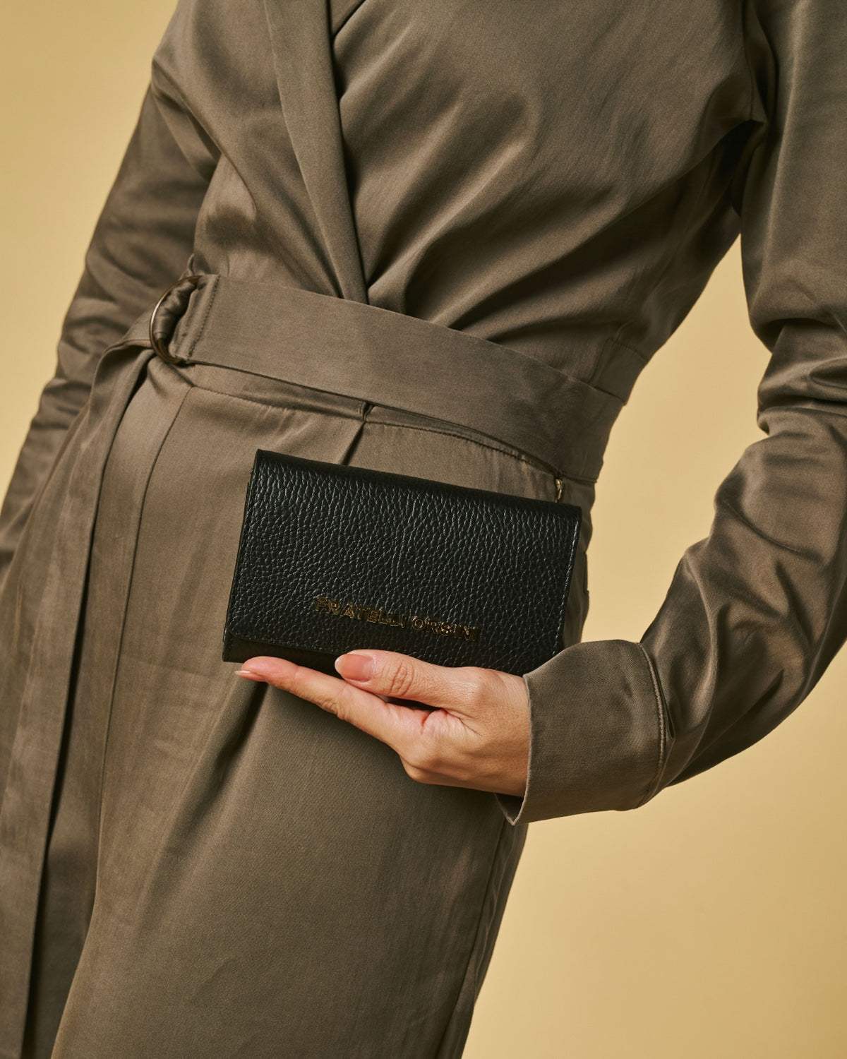 Costanza (black) - Italian calf leather women’s wallet - Leather Gloves Online - Flyclothing LLC
