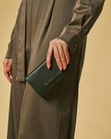 Costanza (green) - Italian calf leather women’s wallet