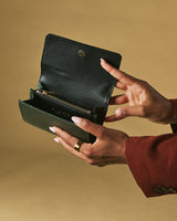 Costanza (green) - Italian calf leather women’s wallet