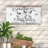 Vintage Cottontail Co Easter Sign III - Tailored Canvases - Flyclothing LLC