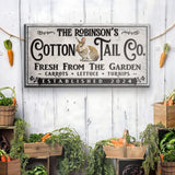 Vintage Cottontail Co Easter Sign - Tailored Canvases - Flyclothing LLC