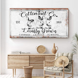 Vintage Cottontail Co Easter Sign III - Tailored Canvases - Flyclothing LLC