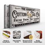 Vintage Cottontail Co Easter Sign - Tailored Canvases - Flyclothing LLC