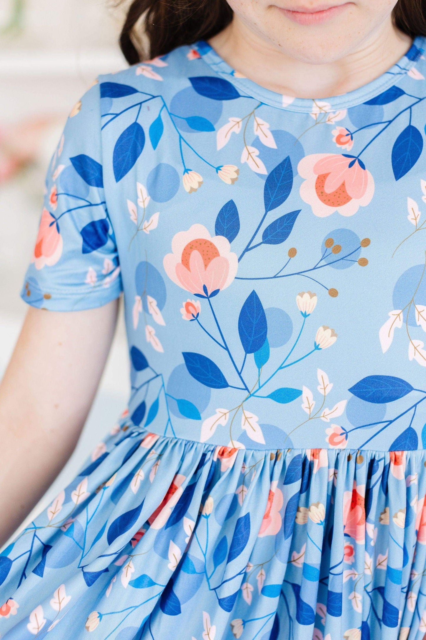 Country Blooms S/S Pocket Twirl Dress - Mila & Rose ® - Flyclothing LLC