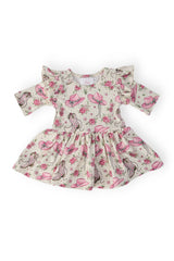 Cowgirl Cutie 3/4 Sleeve Flutter Twirl Bodysuit - Mila & Rose ® - Flyclothing LLC