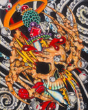 Black Market Art Company Crab Skull Print