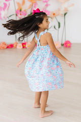 Crab Walk Ruffle Cross Back Dress - Mila & Rose ® - Flyclothing LLC