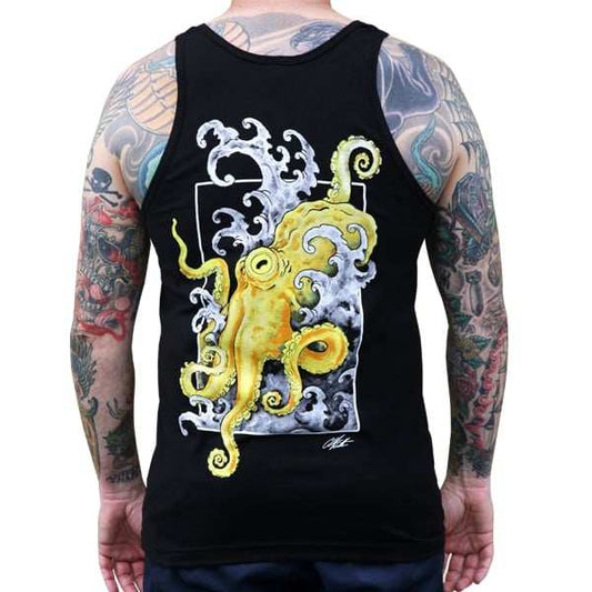 Black Market Art Company Crawl Men's Tank Top - Black Market Art Company - Flyclothing LLC