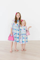 SALE Crazy Daisy 3/4 Sleeve Pocket Twirl Dress - Mila & Rose ® - Flyclothing LLC