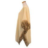 Animal Border Chiffon Kimono Poncho - Madeline Love - Flyclothing LLC