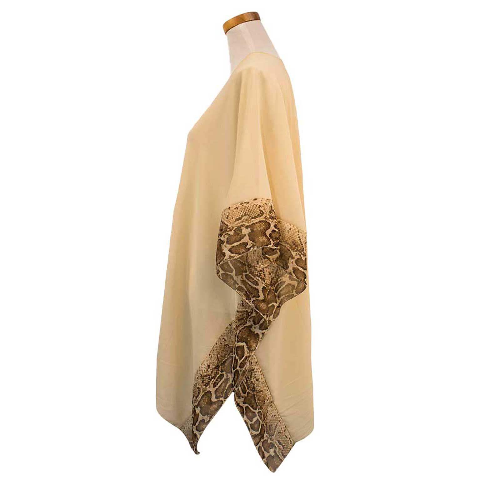 Animal Border Chiffon Kimono Poncho - Madeline Love - Flyclothing LLC