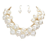 Chunky Pearl Collar Necklace - Madeline Love - Flyclothing LLC