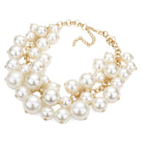 Chunky Pearl Collar Necklace - Madeline Love - Flyclothing LLC