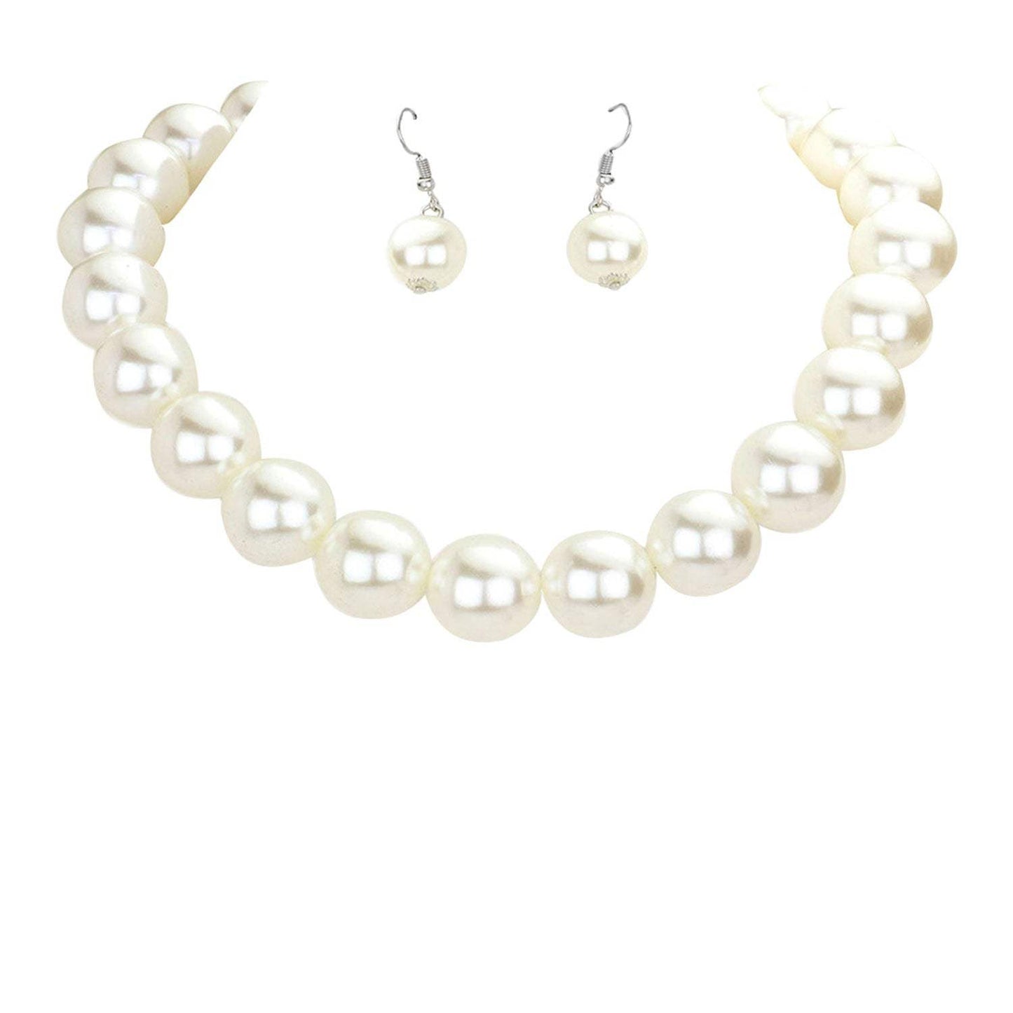 Oversized Pearl Necklace - Madeline Love - Flyclothing LLC