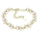 Pearl Rhinestone Evening Bracelet - Madeline Love - Flyclothing LLC