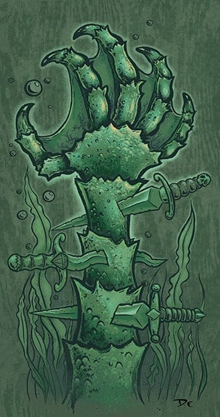 Black Market Art Company Creature Hands Print