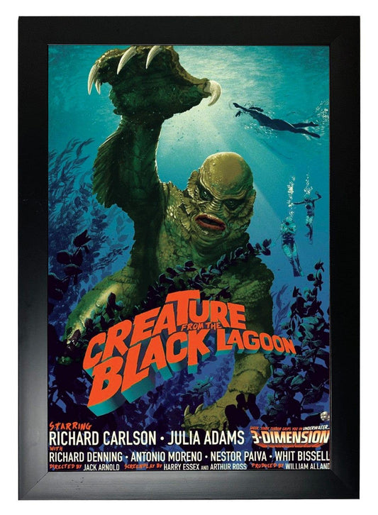 Creature Movie Poster - Art Print - Lowbrow Art Company