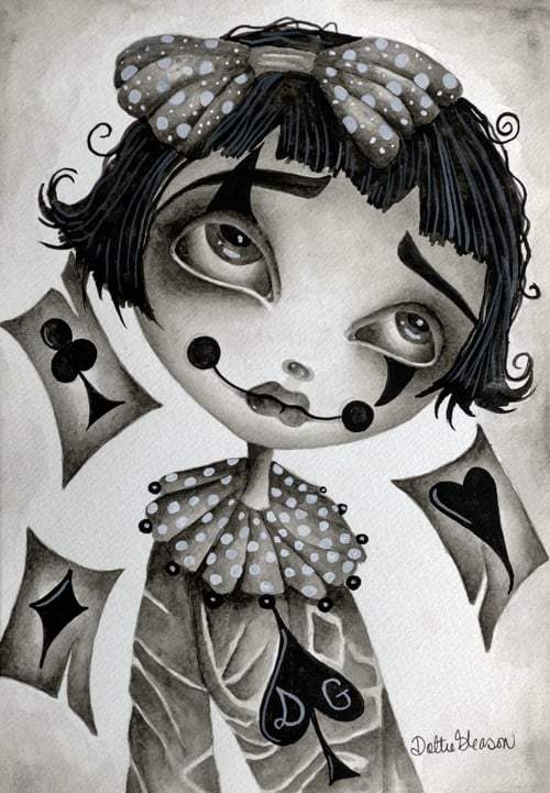Black Market Art Company Creepy Darlene Print - Black Market Art Company - Flyclothing LLC