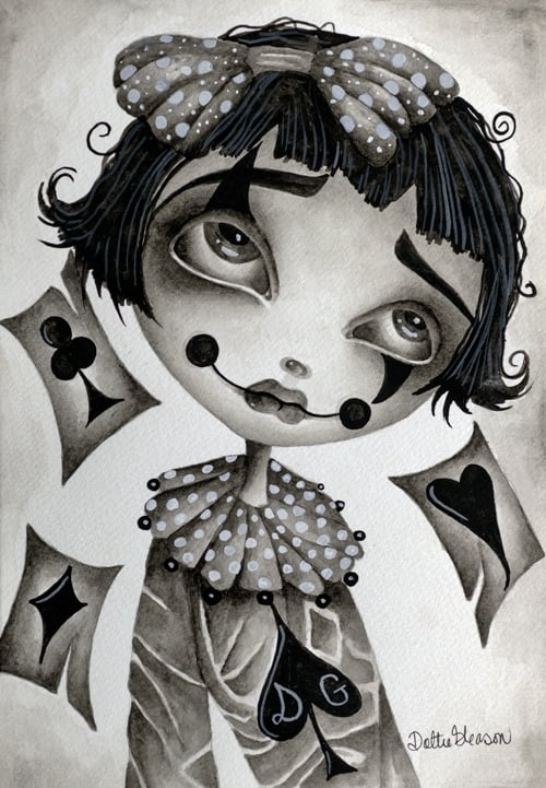 Black Market Art Company Creepy Darlene Print