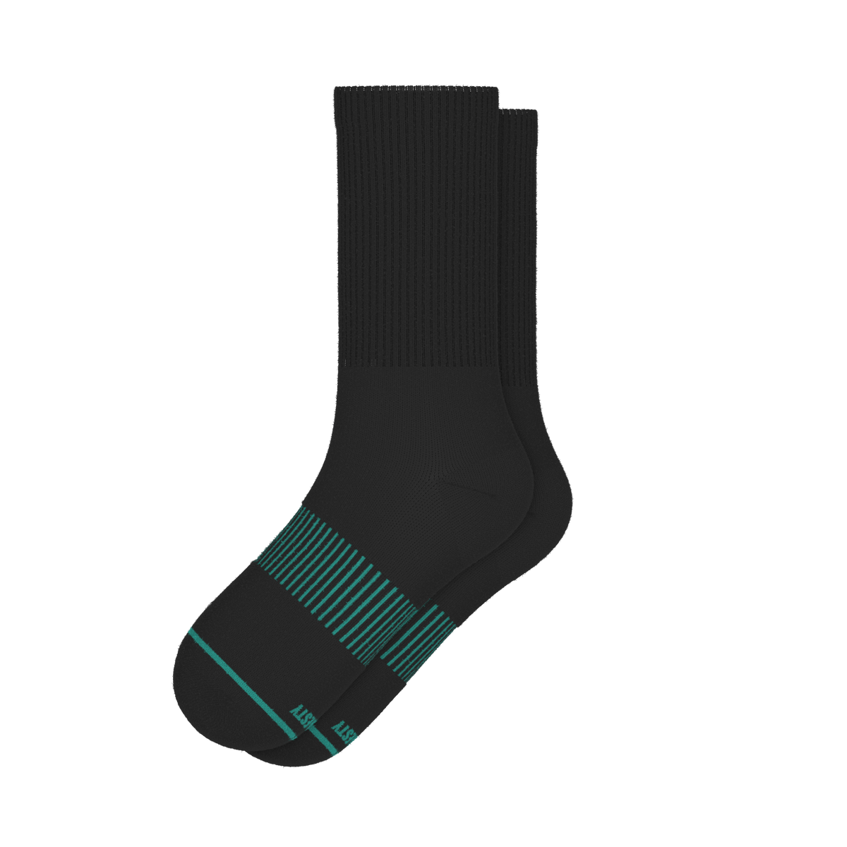 The Threat Level Midnight | Black Stay Weird Heel Hammock™ Crew Socks - Shinesty - Flyclothing LLC