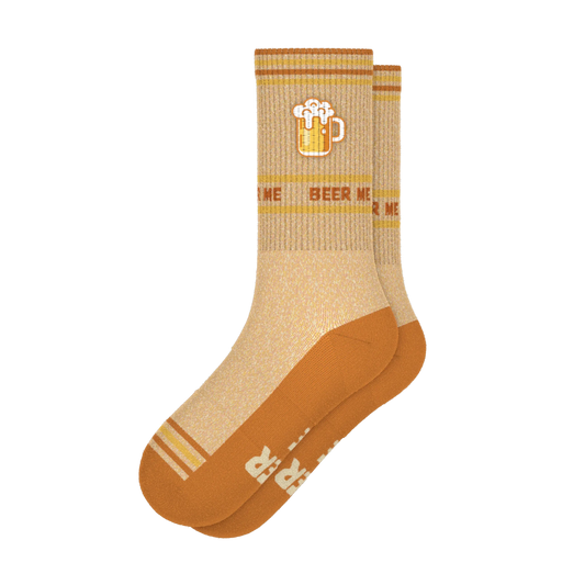 The Barley Pop | Beer Heel Hammock™ Crew Socks - Shinesty - Flyclothing LLC