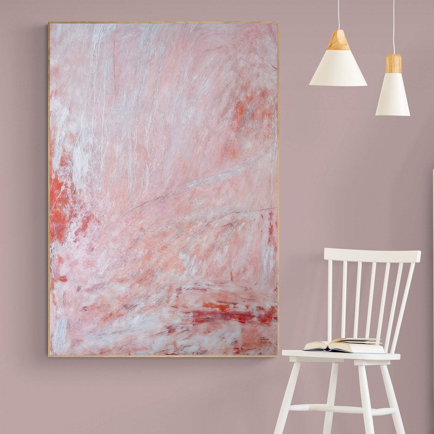 Canvas Print: "Crimson Veil" - Tailored Canvases - Flyclothing LLC