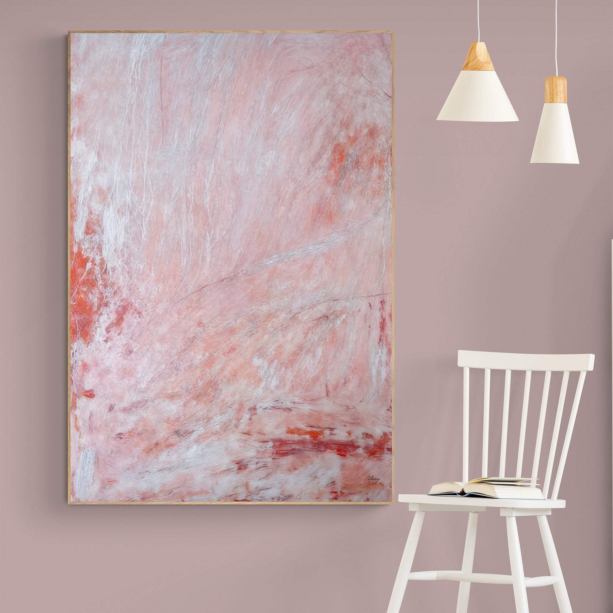 Canvas Print: "Crimson Veil" - Tailored Canvases - Flyclothing LLC