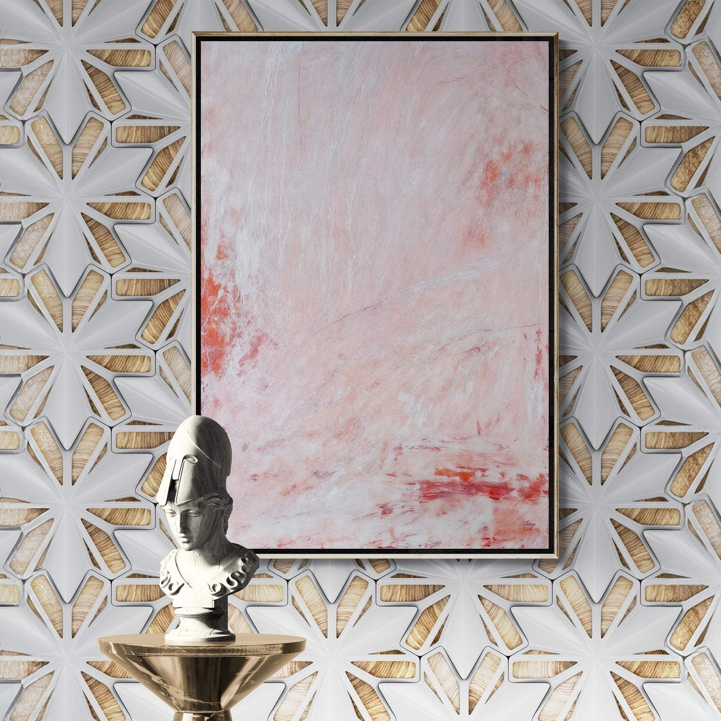Canvas Print: "Crimson Veil" - Tailored Canvases - Flyclothing LLC