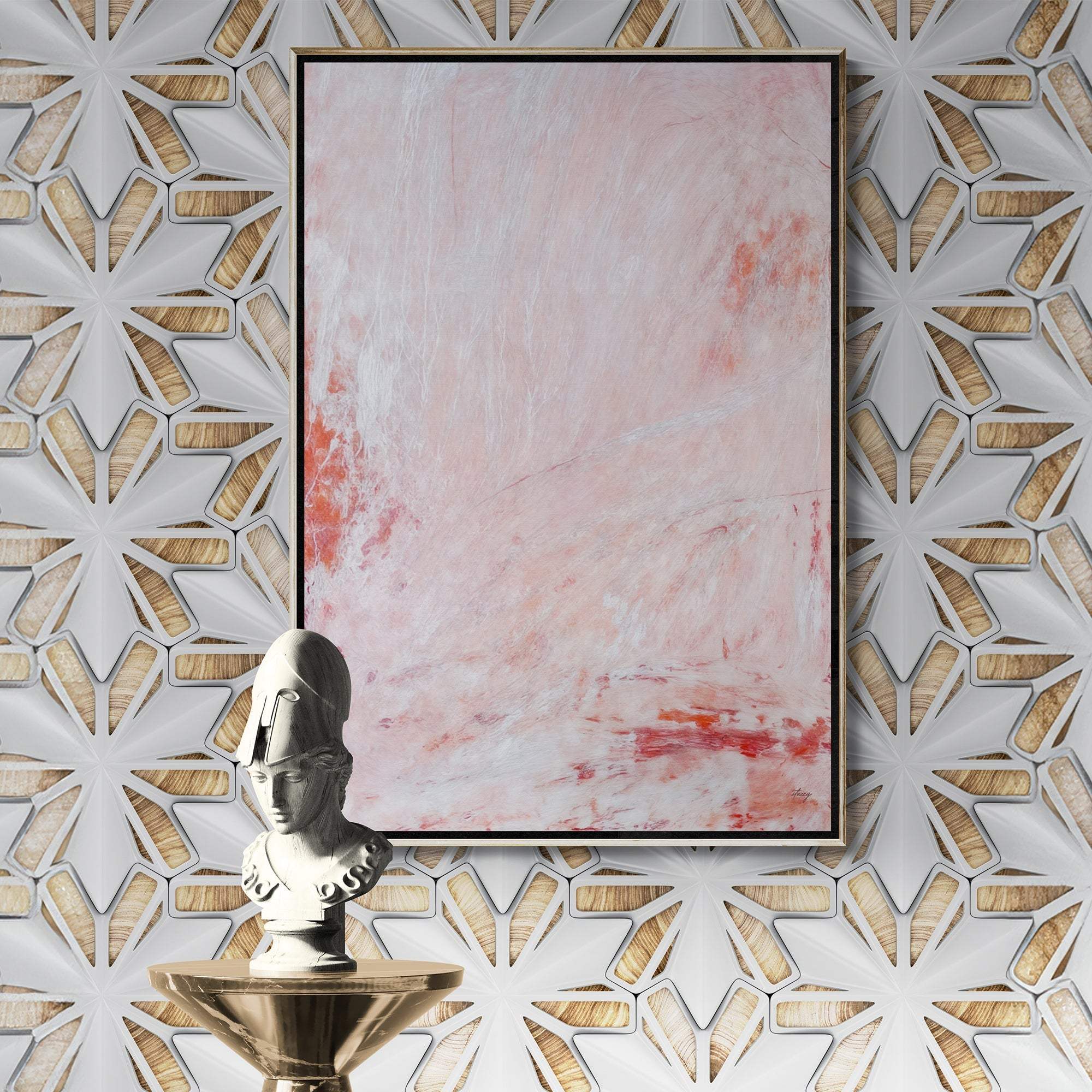 Canvas Print: "Crimson Veil" - Tailored Canvases - Flyclothing LLC