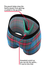 The Crisscross Applesauce | Plaid Ball Hammock® Pouch Underwear With Fly