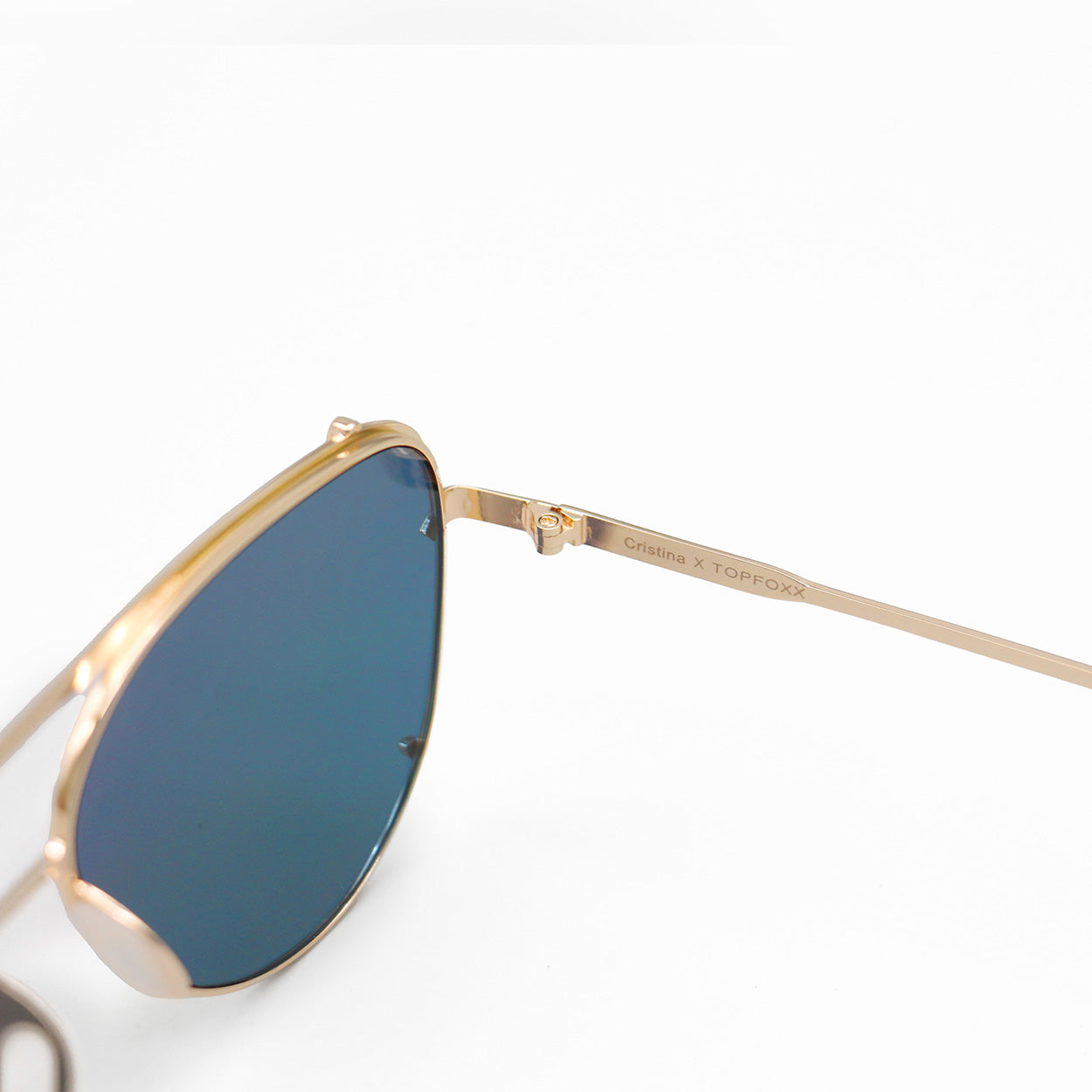 Cristina - Tangle Free - Mirrored Pink Aviator Sunglasses - TopFoxx - Flyclothing LLC
