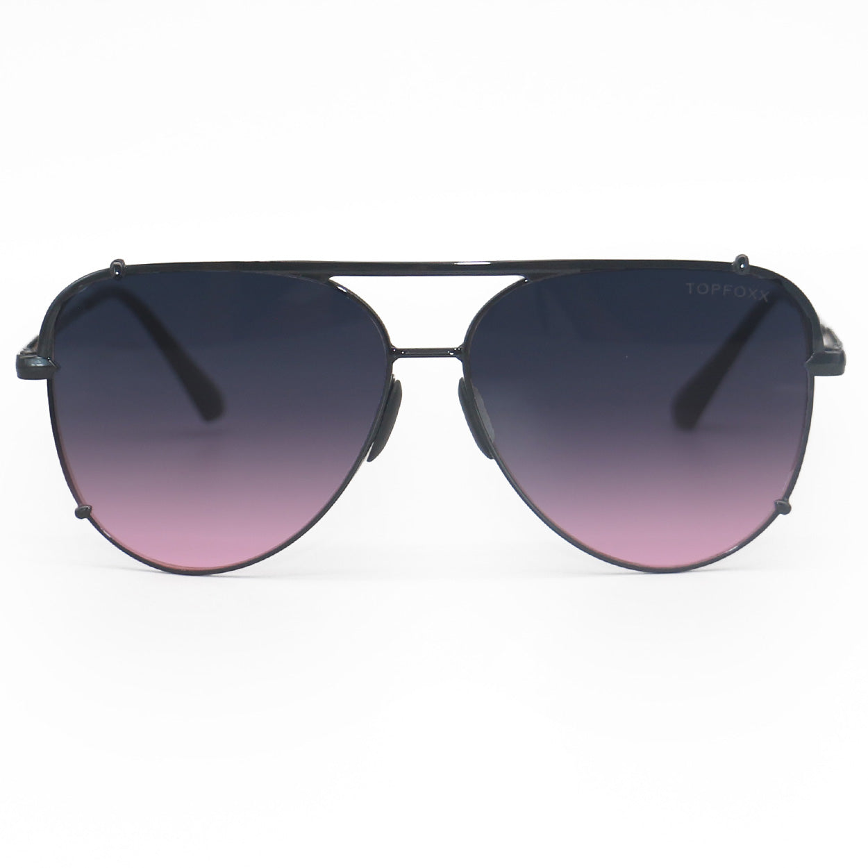 Cristina - Tangle Free - Faded Purple & Pink Aviator Sunglasses - TopFoxx - Flyclothing LLC