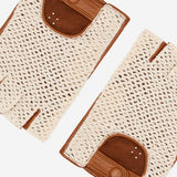 Dario (cognac) - Hand-sewn Italian crochet driving gloves from lambskin leather - Leather Gloves Online - Flyclothing LLC